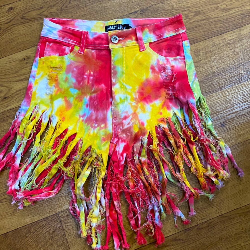 Stretchy Tye Dye Shorts